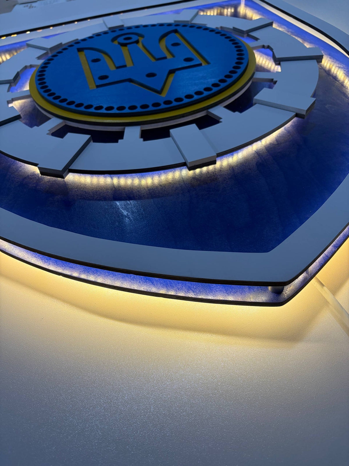Персоналізований настінний герб з підсвіткою 5