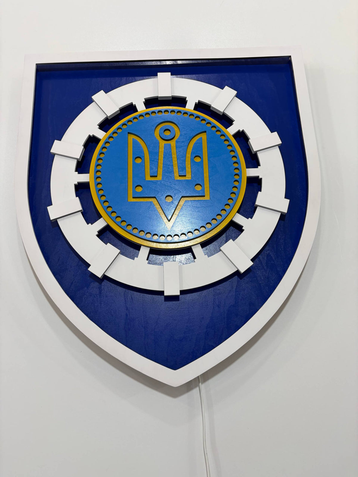 Персоналізований настінний герб з підсвіткою 5