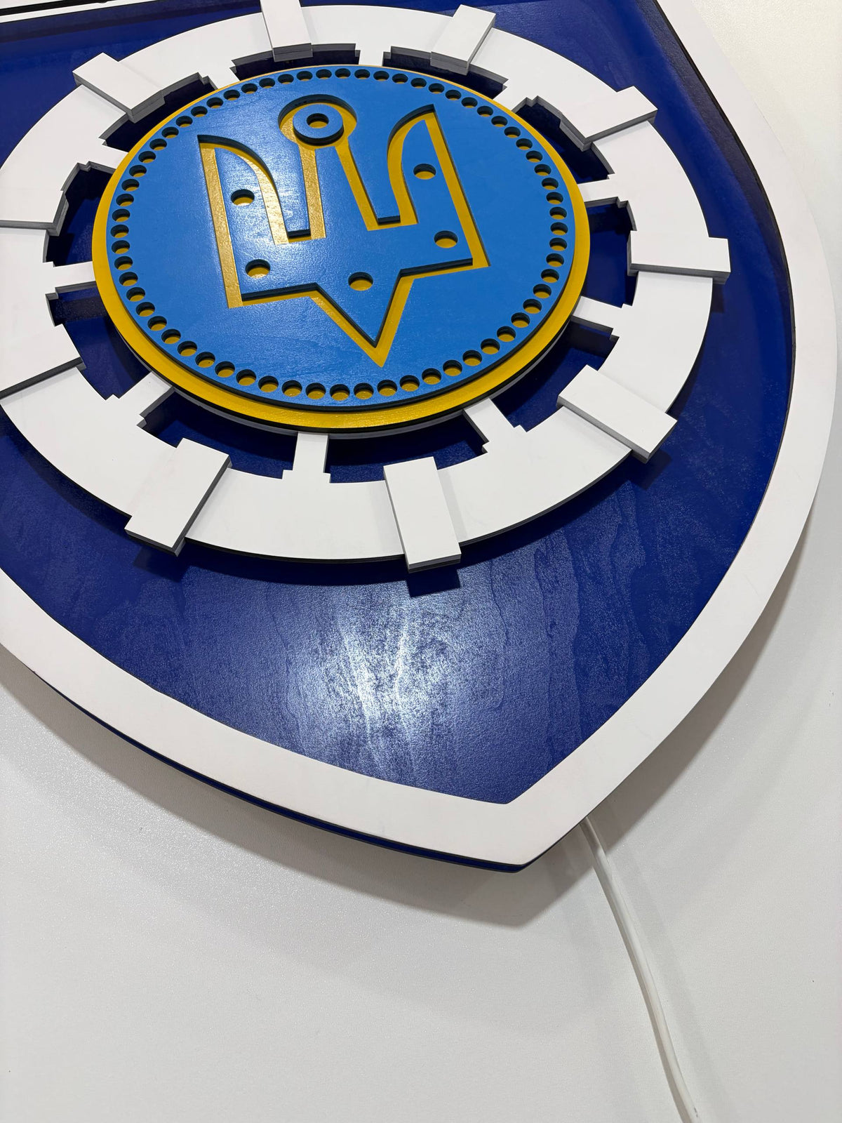 Персоналізований настінний герб з підсвіткою 3